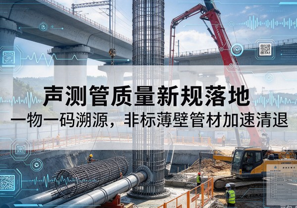 文登声测管质量新规落地，一物一码溯源，非标薄壁管材加速清退